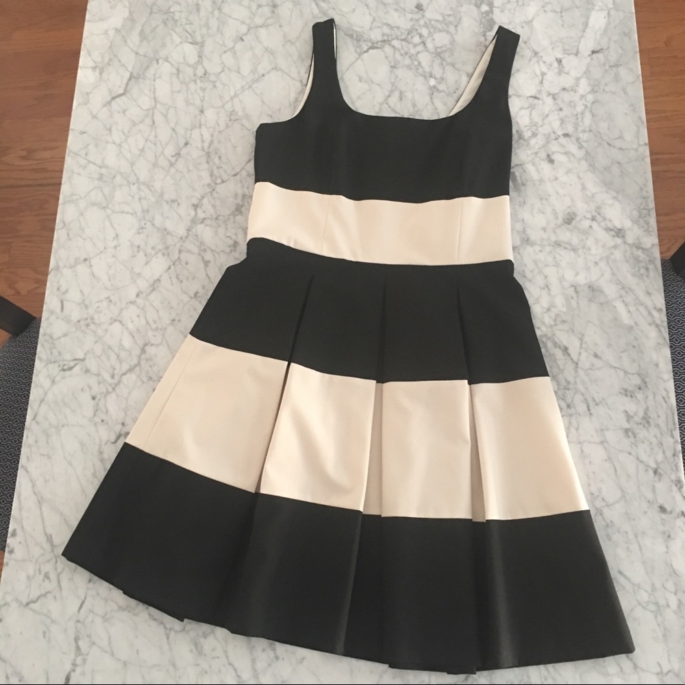 Banana Republic Striped Fit & Flare Dress